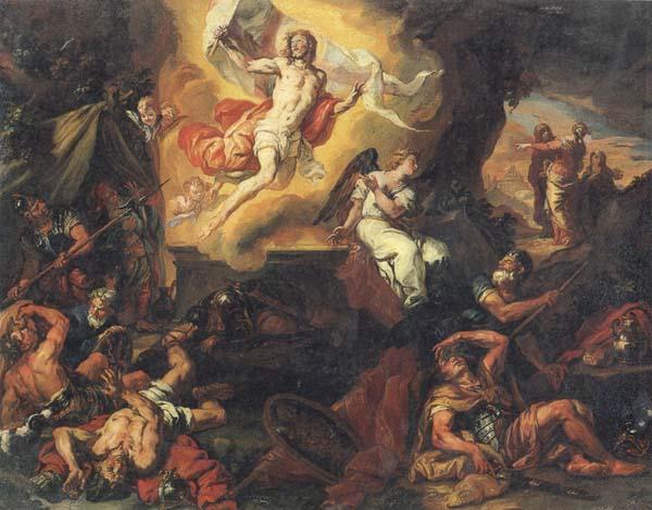 Johann Carl Loth The Resurrection of Christ Germany oil painting art